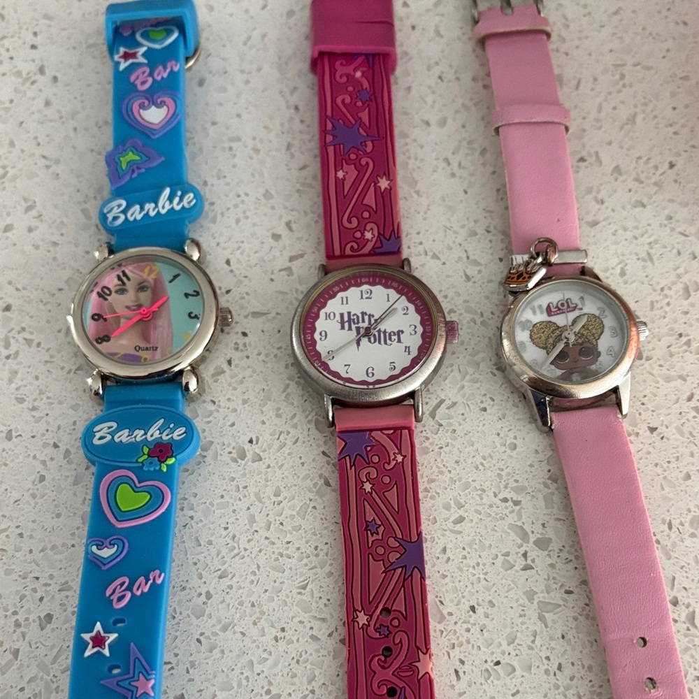 Barbie Blue and Pink Kids Watch